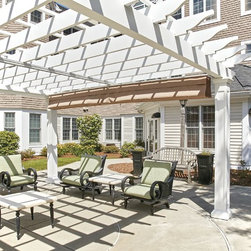Custom Pergola for Senior Housing, West Hartford, CT - Pergolas
