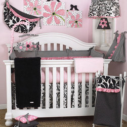 Girly 9-pc Crib Set - Bedding