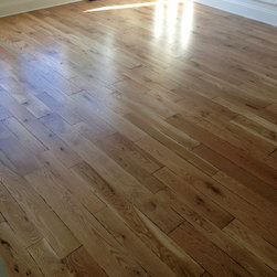 Custom Hand Beveled Rustic White Oak Flooring - Hardwood Flooring