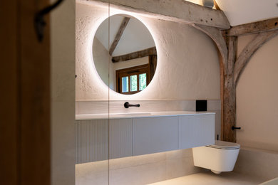 Modern bathroom in Oxfordshire.