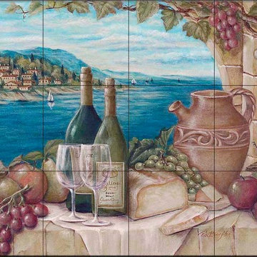 Rita Broughton - Kitchen Backsplash Tile Murals