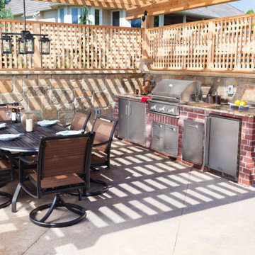 Outdoor Cooking and Entertaining Space