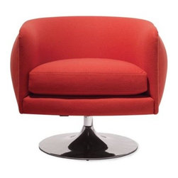 Knoll - D'Urso Swivel Lounge - Armchairs And Accent Chairs