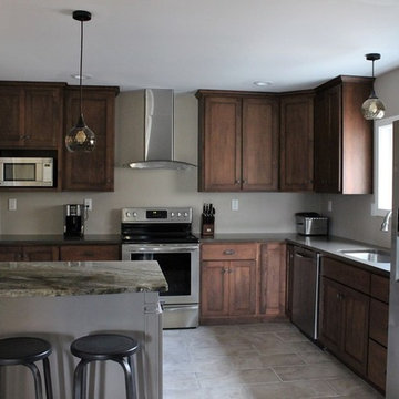 Craftsman maple kitchen