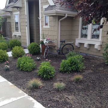 Flagstone Path, Perennial Plantings