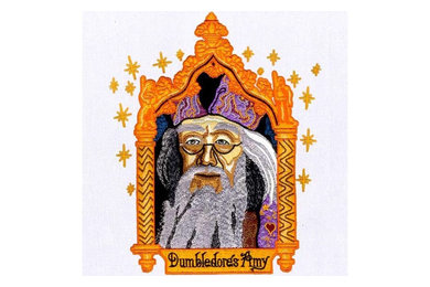 Harry Potter Card Dumbledore Embroidery Design