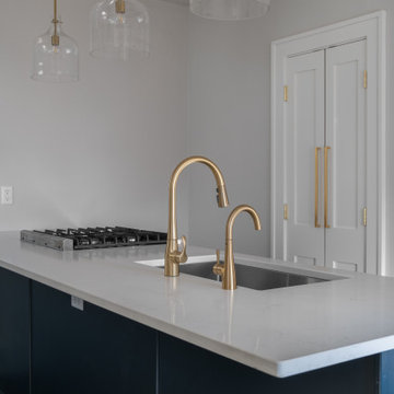 Modern White Kitchen Makeover