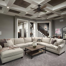 Transitional Living room