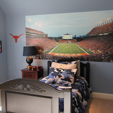 Boy's Sports room and boy's sports bathroom