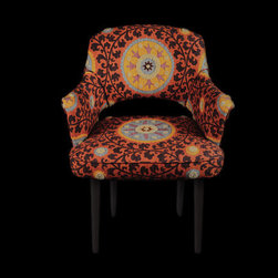Suzani Desk Chair - Armchairs And Accent Chairs