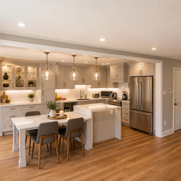 Maple, ON, Main Floor Remodeling with load bearing wall removals