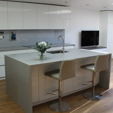 North Kingston Modern White Kitchen