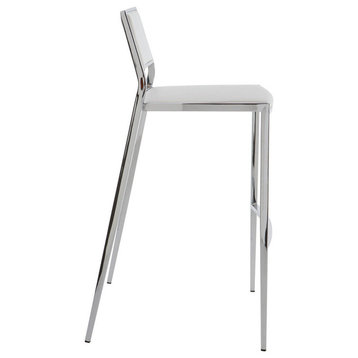 Aaron Counter Stool by Nuevo Living, White