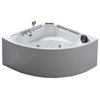Hot tub white 53.15" X 53.15" 6 water jets - Daisy