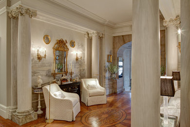 Living room - traditional living room idea in New York