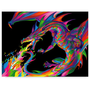 Bob Weer 'Fantasy Dragon' Canvas Art