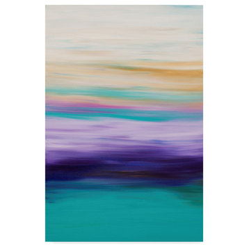 "Sunrise Foggy Purple" by Hilary Winfield, Canvas Art