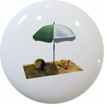 Beach Umbrella Ceramic Knob