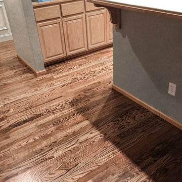 Stained Red Oak Hardwood Floors Throughout. - WOODINVILLE WA
