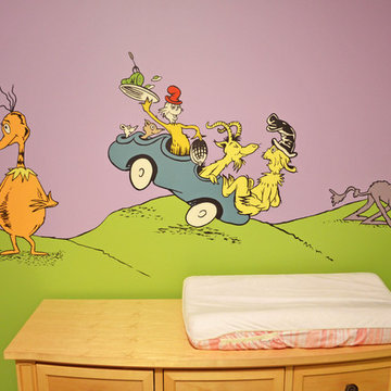 Dr. Seuss Nursery Mural