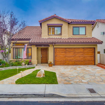 Stone Driveway and Walk