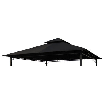 St. Kitts Replacement Canopy For 10' Canopy Gazebo -Black