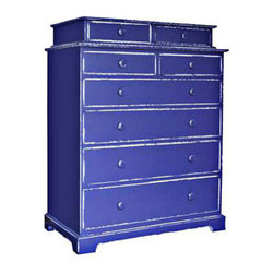 Carolina Wide 4 Over 4 Drawer Chest - Dressers