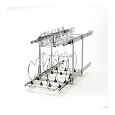 12"Two-Tier Cookware Organizer