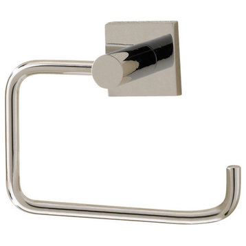 Braga Toilet Roll Holder Without Lid, Polished Nickel