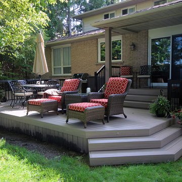 Some staged custom decks by Hickory Dickory Decks.