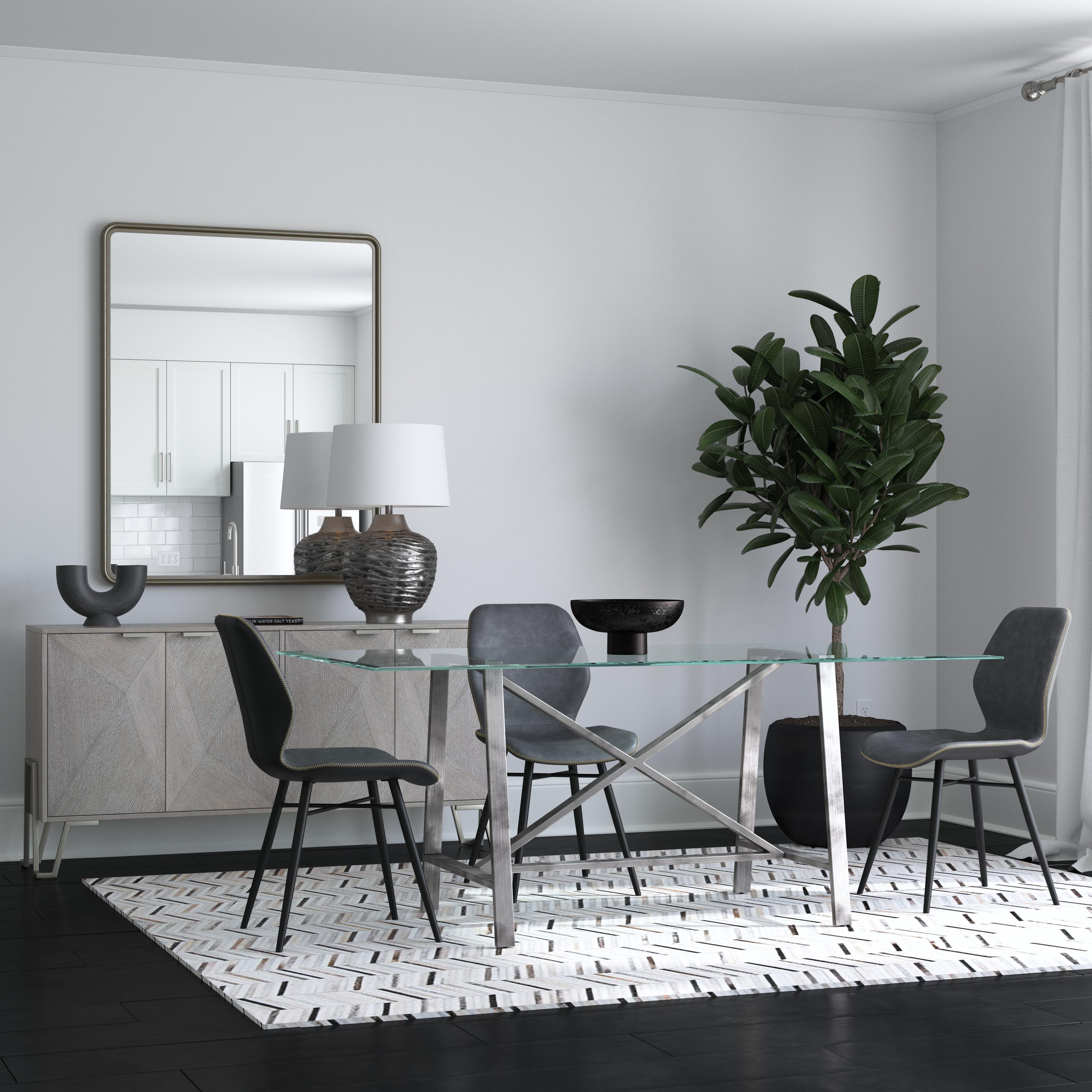 Cooper Server - Brushed Nickel