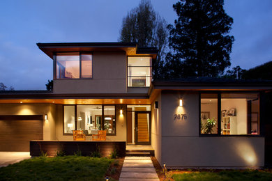 Contemporary exterior home idea in San Francisco