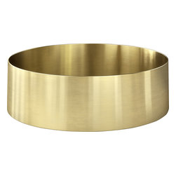 Lavello Round Steel Basins by Meir - Bathroom Basins