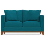 Apt2B - Apt2B La Brea Apartment Size Sofa, Biloxi Blue, 72"x39"x31" - The La Brea Apartment Size Sofa combines old-world style with new-world elegance, bringing luxury to any small space with its solid wood frame and silver nail head stud trim.