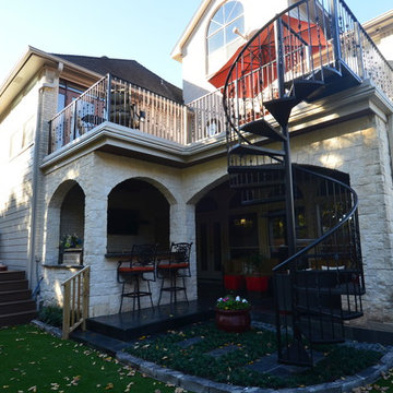 Bellaire Park Court Outdoor Kitchen Living Addition