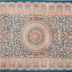 Persian Qum rug 4'3 X 6'9 - Area Rugs