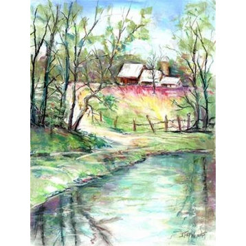 "George Washington Carver Pond" Poster Print by Todd Williams, 11"x14"