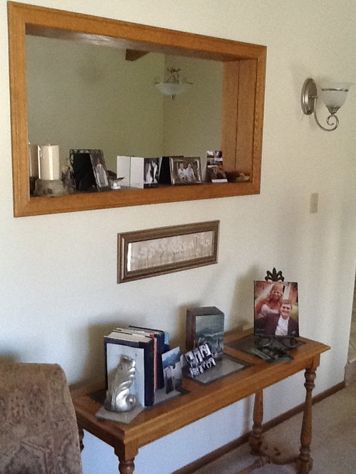 Outdated inset mirror