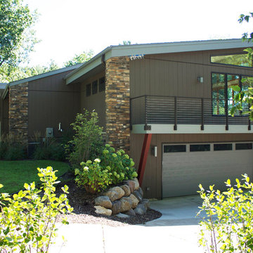 Transformed Homes - 1970's Asymmetrically Balanced Home