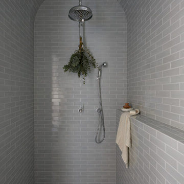 Hearth Home Interiors: Grey Bathroom Floor & Shower
