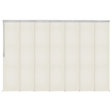 Scarlet 7-Panel Track Extendable Vertical Blinds 110-153"W