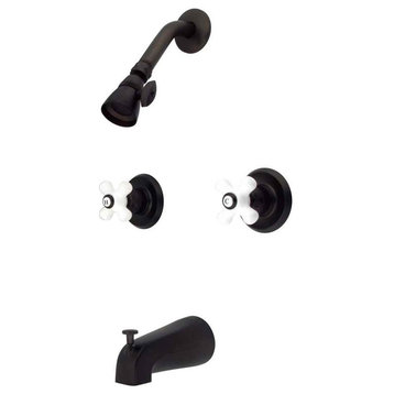 Kingston Brass Oil Rubbed Bronze Magellan Two Handle Tub & Shower Faucet KB245PX