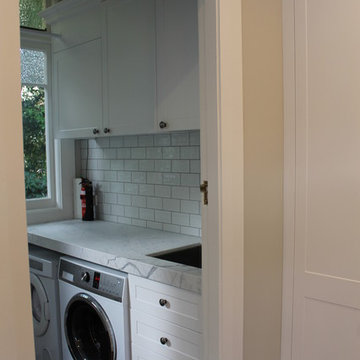 Seamless flow into laundry