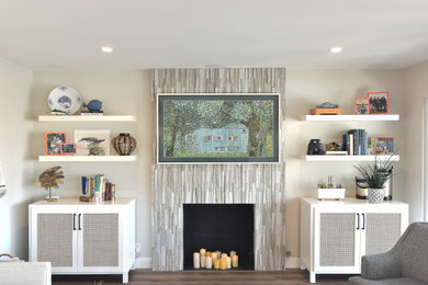 Inspiration for a living room remodel in San Diego