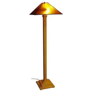 New Haven Floor Lamp, Maple