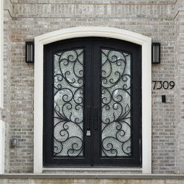 Nova Royal Series Wrought Iron Custom Exterior Doors