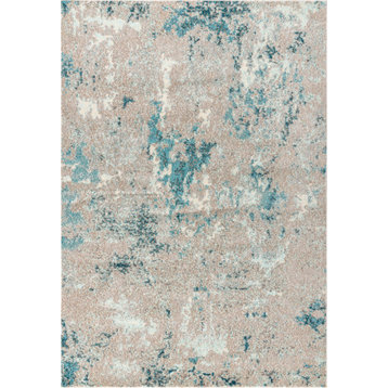 JONATHAN Y Lighting CTP103-3 Contemporary POP 3' x 5' - Faded Gray / Blue