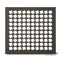 Architectural Grille - PERFORATED GRILLE: #216 - SQUARE ON DIAMOND - Registers Grilles And Vents