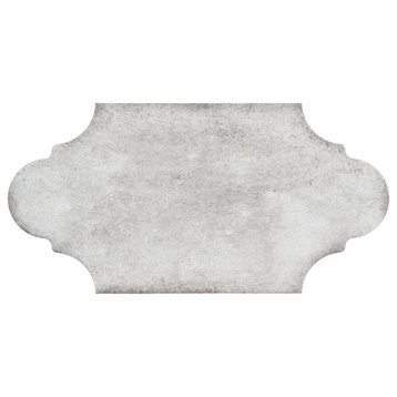 Alhama Provenzal Porcelain Floor and Wall Tile, Grey