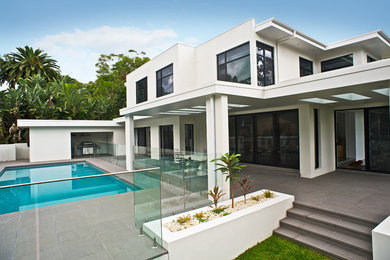 Contemporary exterior in Sydney.